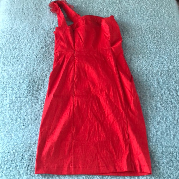 Daisy size medium short red evening dress night - Picture 4 of 4